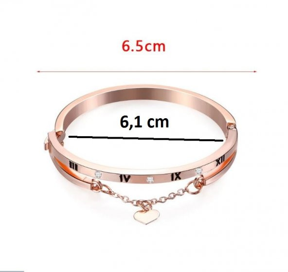 Lüks Paslanmaz Çelik Bileklik Kalp Aşkı Sonsuza Kadar Charm Gümüş Silver Kaplama Bilezik Bileklik - 5