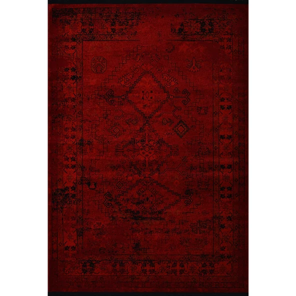 Afgan Türkmen Otantik Desenli Dokuma Salon ve Oturma Odası Halısı 4897HZS76 - 5