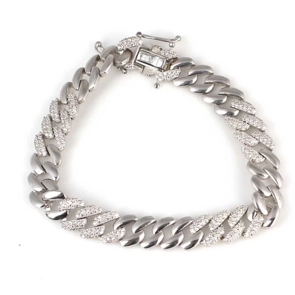 925 Ayar Gurmet Zincir Gurmet Bileklik ürün görseli 1