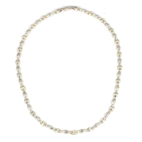 925 Ayar Gümüş Gemici Model Pres Kolye - Resim 2