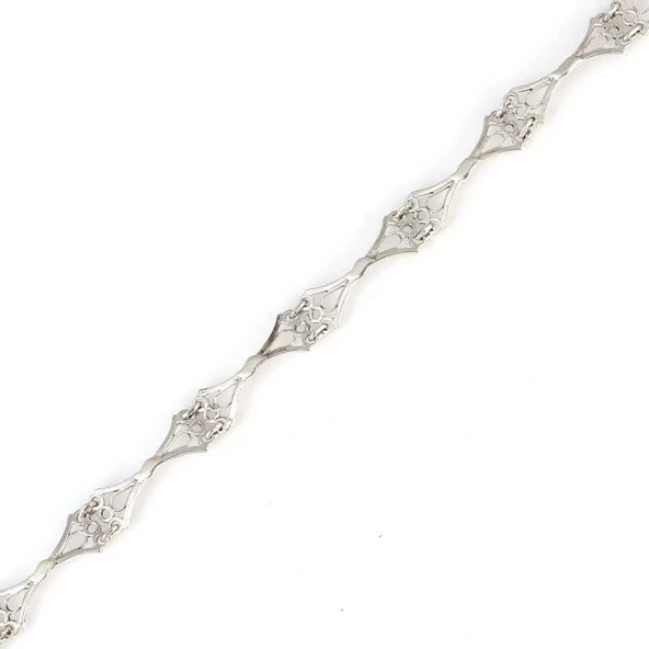 925 Ayar Gümüş Döküm Telkâri Bileklik ürün görseli 1