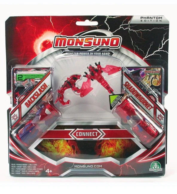MONSUNO, Lisanslı Backslash-Shadowhornet Figürleri, Fırlatma Kapsülleri ve 2 Oyun Kartı - 2