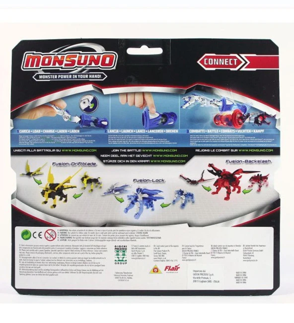 MONSUNO, Lisanslı Backslash-Shadowhornet Figürleri, Fırlatma Kapsülleri ve 2 Oyun Kartı - 3