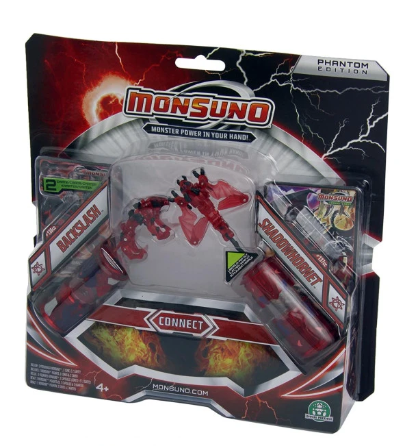 MONSUNO, Lisanslı Backslash-Shadowhornet Figürleri, Fırlatma Kapsülleri ve 2 Oyun Kartı - 4