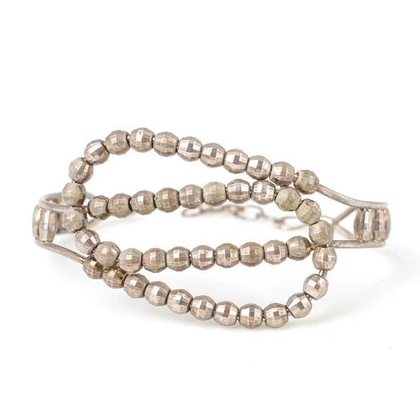 925 Ayar Gümüş Dorika Toplu Bilezik - Resim 2