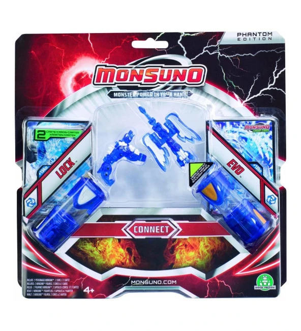 MONSUNO, Lisanslı LOCK - EVO Figürleri, Fırlatma Kapsülleri ve 2 Oyun Kartı - 2