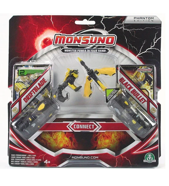 MONSUNO, Lisanslı Driftblade - Blackbullet Figürleri, Fırlatma Kapsülleri ve 2 Oyun Kartı - 5