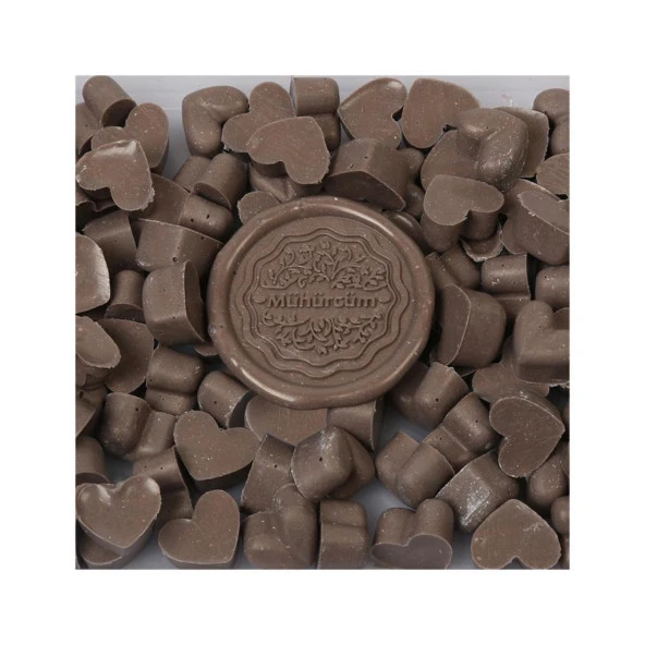 Mühür Mumu Eritme Kalp Boncuk Paket Model No: 21 ÇİKOLATA - Resim 2