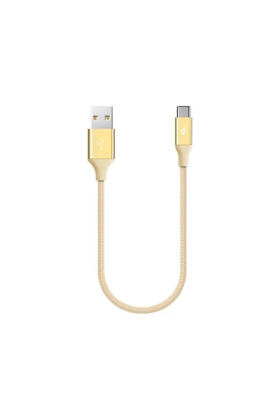 Ttec AlumiCable Type-C Kablo Altın 30cm - 2DK26A - 2