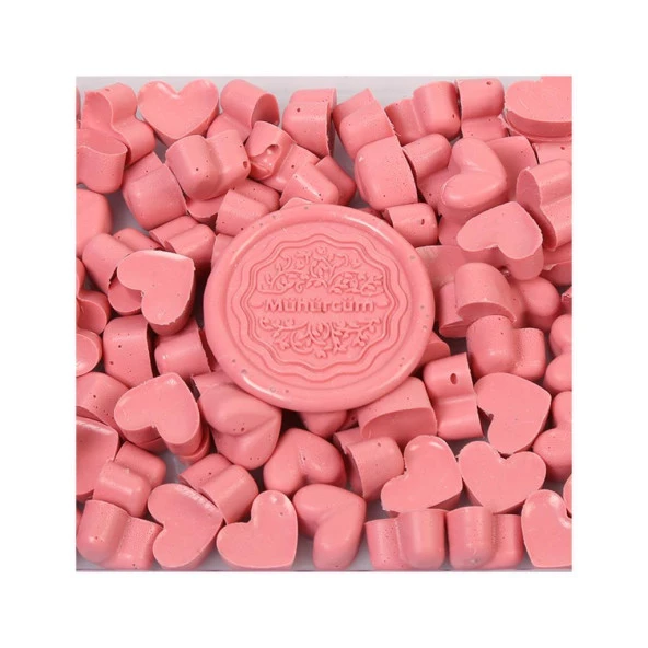 Mühür Mumu Eritme Kalp Boncuk Paket Model No: 23 ÇİLEKLİ SÜT - 2