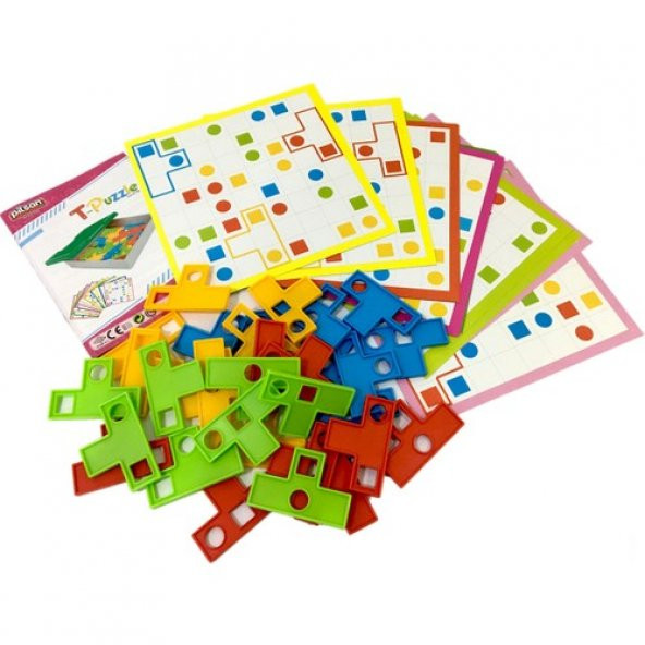 Pilsan T-Puzzle 32 Parça Zeka Geliştirici Oyuncak 03518 fsp - 1