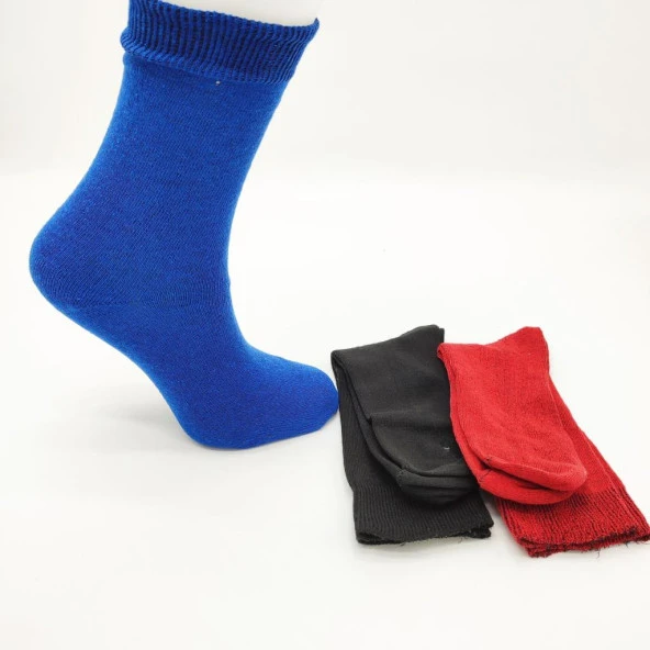 Düz Bayan Çorap 12 Li Paket - 5