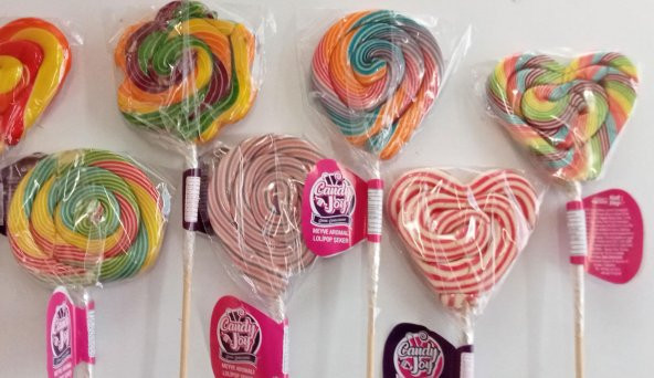 12 Adet 30 Gram Sosyete Lolipop Şeker Farklı Modellerde - 3