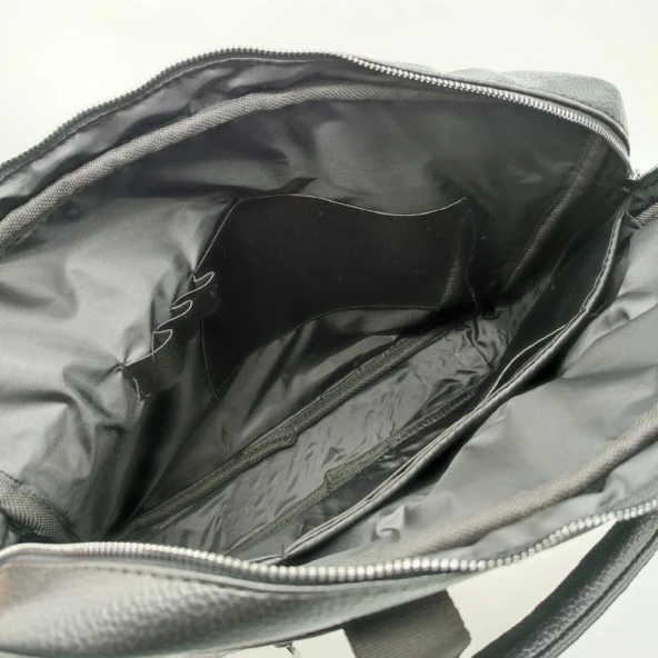 Deri Büyük Boy Erkek Evrak Çantası Kahve Renk - 12