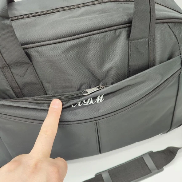 Orta Boy Seyehat ve Spor Çantası Siyah Renk - 3