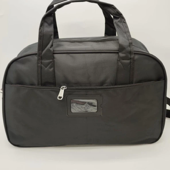 Büyük Boy Seyehat ve Spor Çantası Siyah Renk - 4