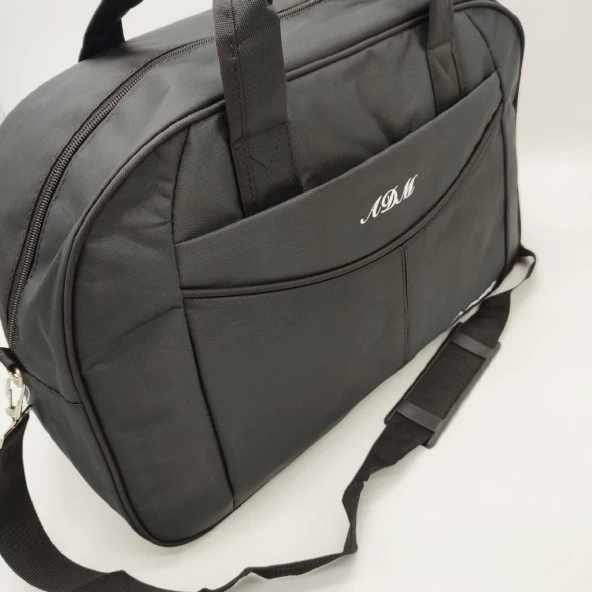 Büyük Boy Seyehat ve Spor Çantası Siyah Renk - 11