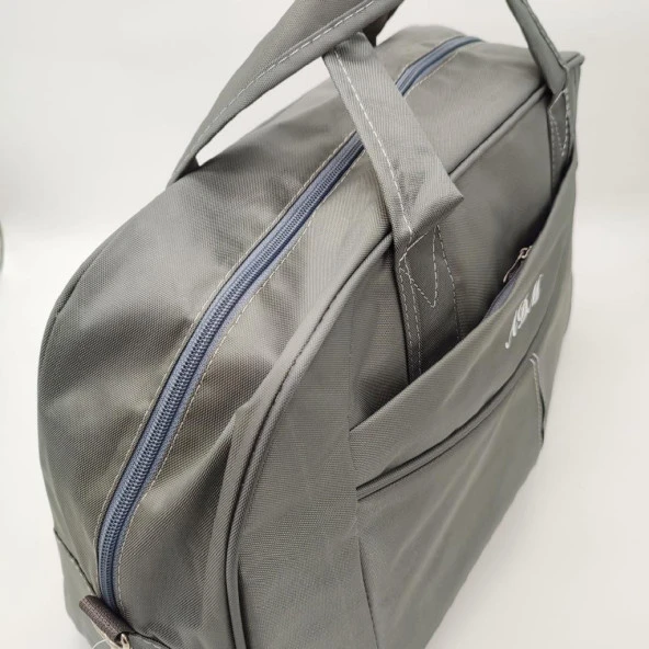 Orta Boy Seyehat ve Spor Çantası Gri Renk - 11