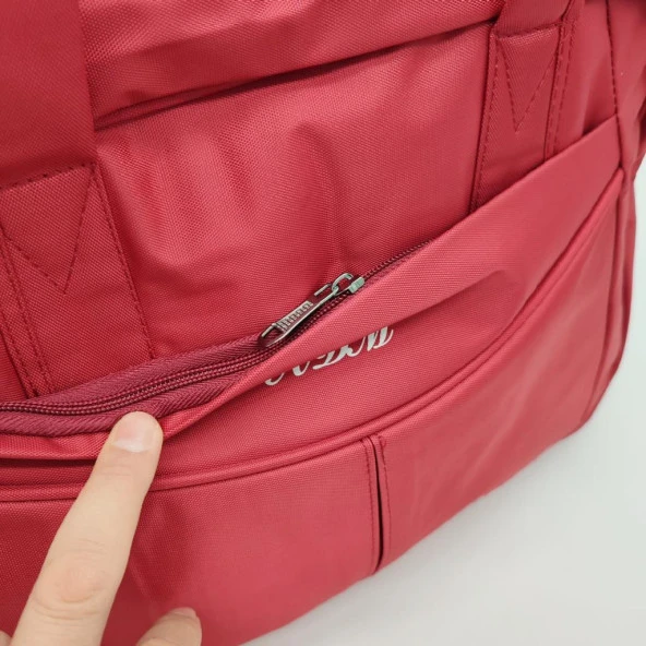 Orta Boy Seyehat ve Spor Çantası Bordo Renk - 12