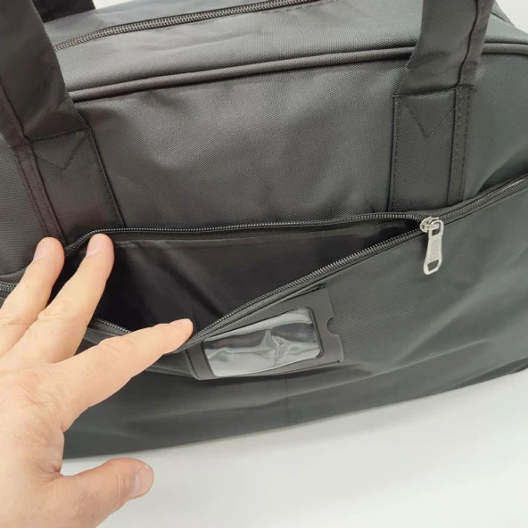 Orta Boy Seyehat ve Spor Çantası Siyah Renk - 9