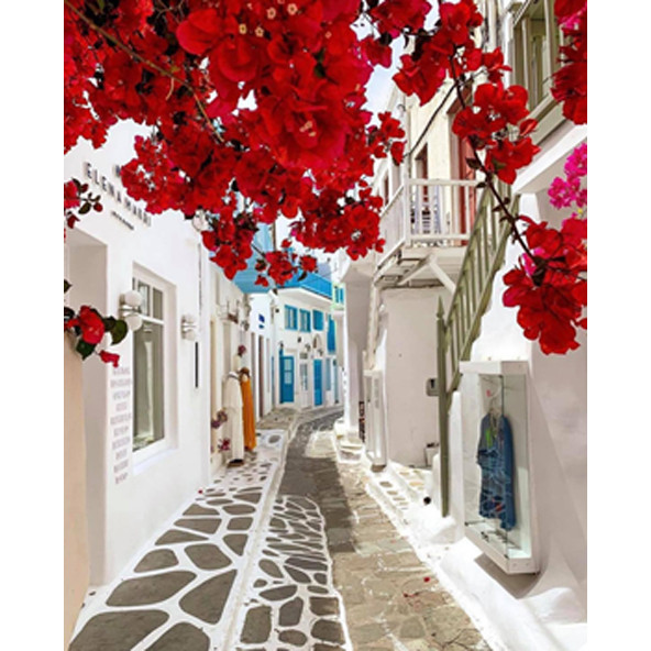 Bodrum Evleri 2 Sayılarla Boyama Seti