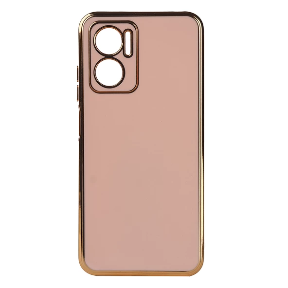 Xiaomi Redmi Note 11E Kılıf Zore Bark Kapak  Rose Gold