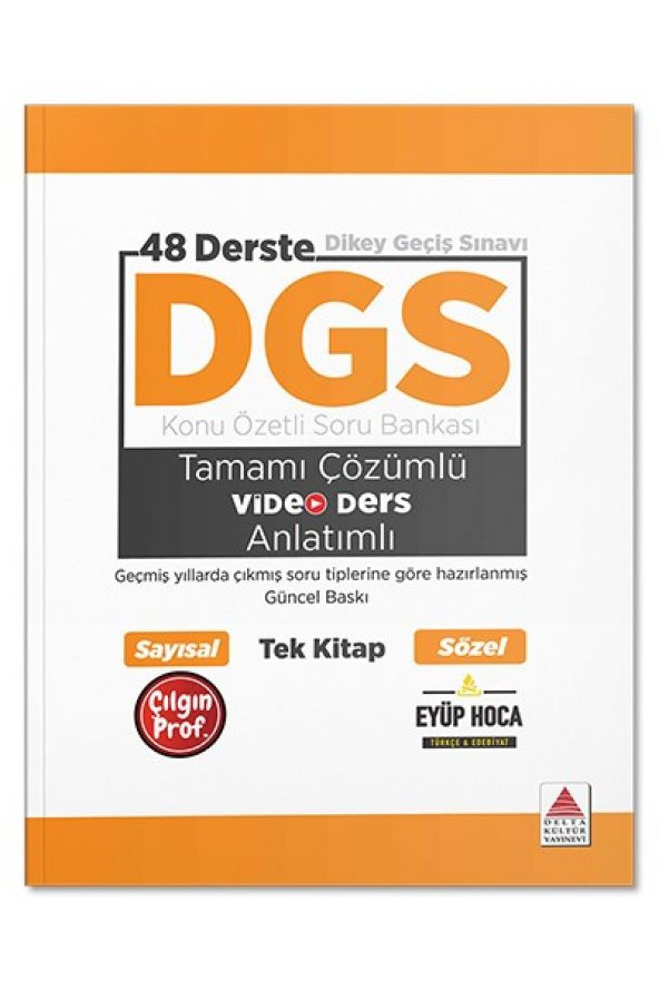 DGS Konu Özetli Soru Bankası Video Anlatımlı Tek Kitap Delta Kültür Yayınevi