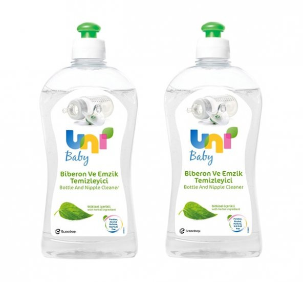 Uni Baby Biberon ve Emzik Temizleyici 500 ml (2 Adet)