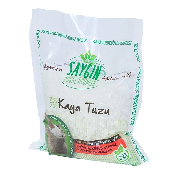 Saygın Rafine Edilmemiş Katkısız İyotsuz Çakıl Kaya Tuzu 500GR - 5