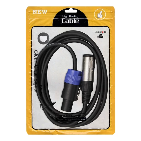 MAGİCVOİCE LD384 SPECON ERKEK - CANON DİŞİ ÇEVİRİCİ 2 METRE KABLO - 2