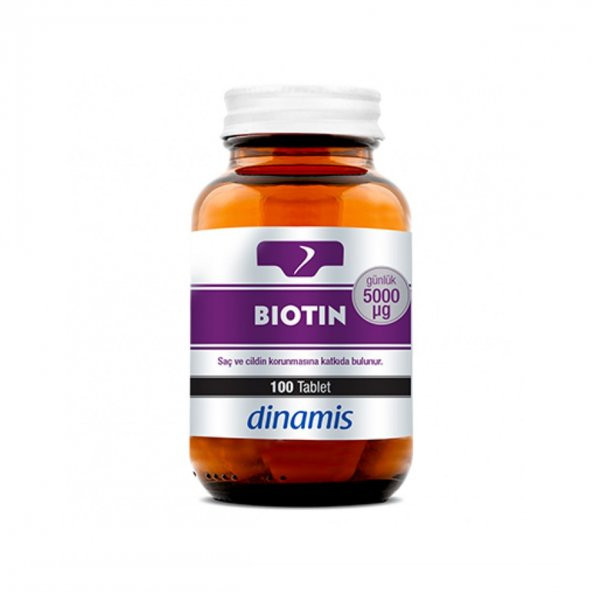 Dinamis Biotin 5000 µg 100 Tablet - 1