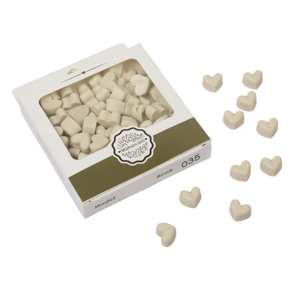 Mühür Mumu Eritme Kalp Boncuk Paket Model No: 35 BETONİT KİL ürün görseli