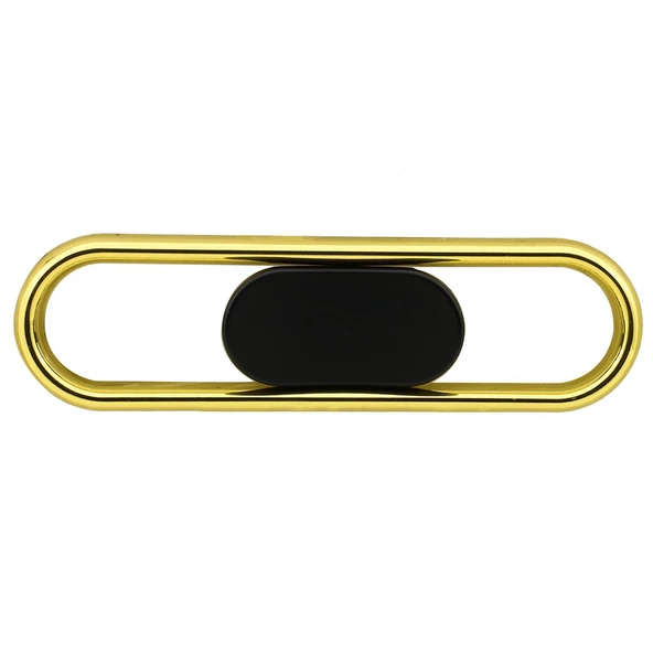 Büyük Trend Düğme Mobilya Mutfak Çekmece Dolap Dolabı Kulpu Kulbu Plastik Mat Siyah Gold Kulp 32 Mm - 6