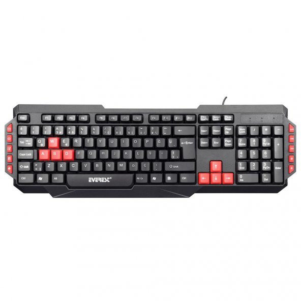 Everest KB-G7 ARMOR Siyah USB Q Gaming Oyuncu Klavyesi