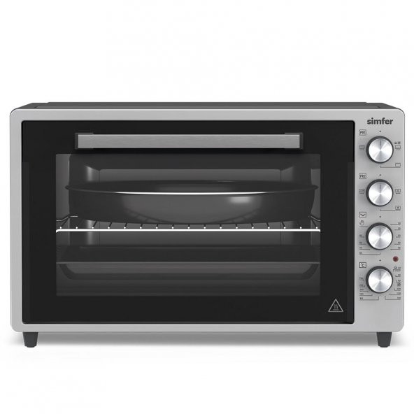 Simfer 7033 İnox Gri 70 Litre Turbo Midi/Mini Fırın