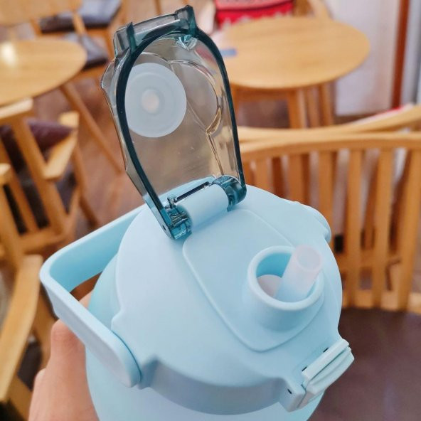 Kapris H2O Tritan Su Matarası Turkuaz 2 Litre 75564 - 2