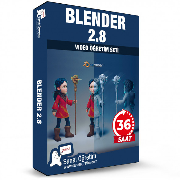 Blender 2.8 Video Ders Eğitim Seti