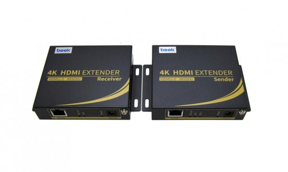 BEEK BS-EXT-HD-100-1 HDMI SİNYAL UZ.CİHAZI,60m,4K6 - 5