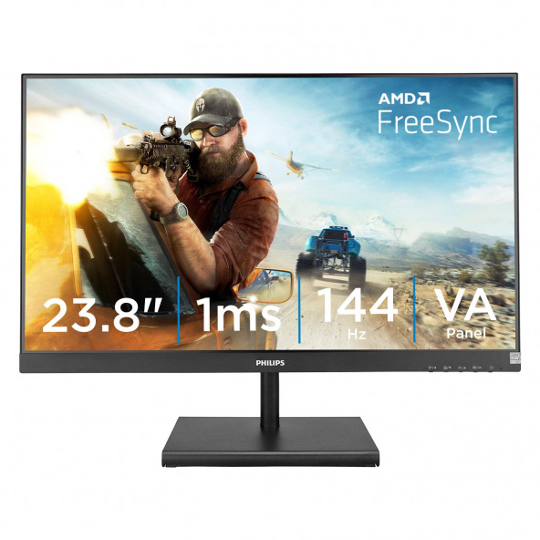 Philips 242E1GSJ27 23.8 144Hz 1ms HDMIDP FreeSync FullHD VA Oyuncu Monitörü - 7