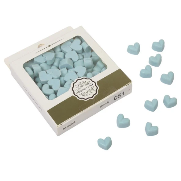 Mühür Mumu Eritme Kalp Boncuk Paket Model No: 51 MAVİ UNİCORN ürün görseli