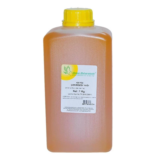 Doğan Baharatçılık Kayısı Çekirdeği Yağı 1Kg Kiloluk Bidon