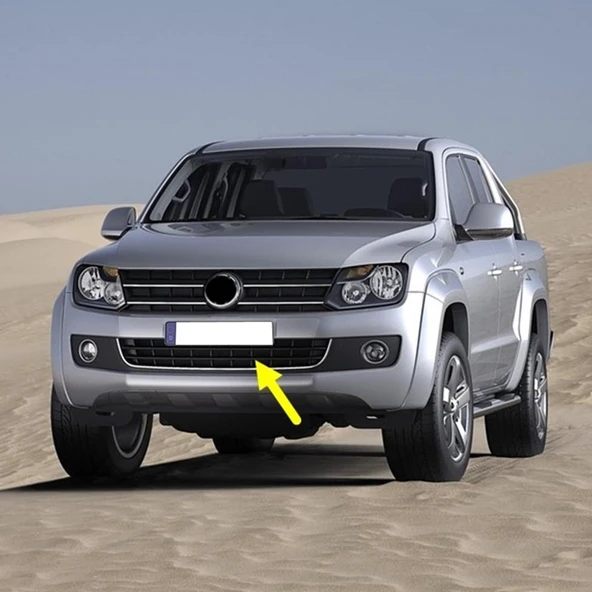 VW Amarok 2013-2016 Ön Tampon Orta Izgara Krom Çıtalı 2HH853677