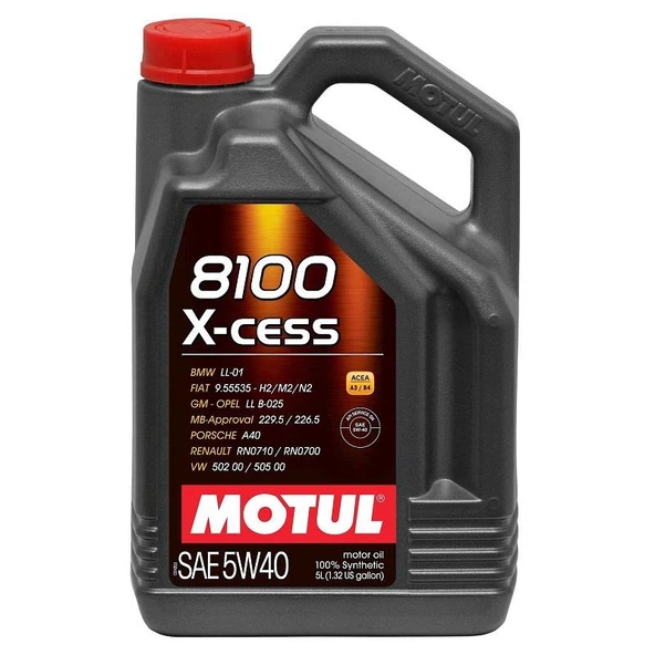 MOTUL 8100 X-CESS 5W40 - 5 LİTRE ürün görseli
