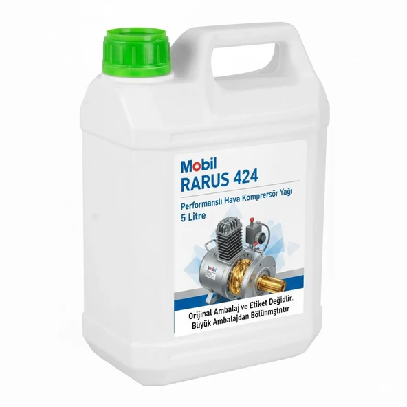 MOBİL RARUS 424 KOMPRESÖR YAĞI 5 LİTRE - ISO VG 32 - Resim 5