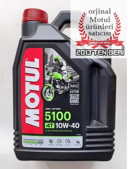 MOTUL 5100 4T 10W40 - 4 LİTRE