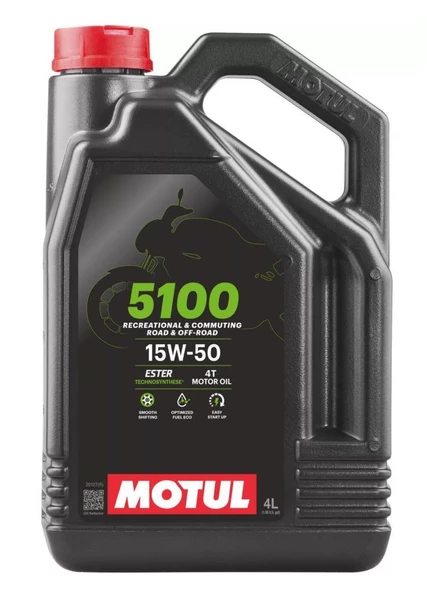 MOTUL 5100 4T 15W50 - 4 LİTRE - Resim 5
