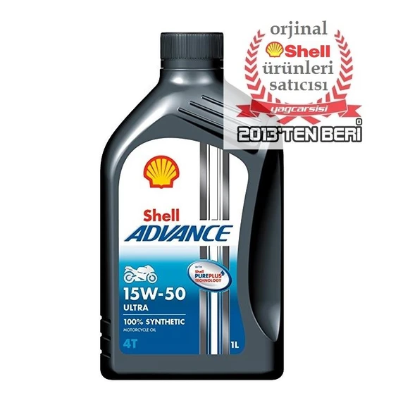 SHELL ADVANCE 4T ULTRA 15W50 - 1 LİTRE ürün görseli 1