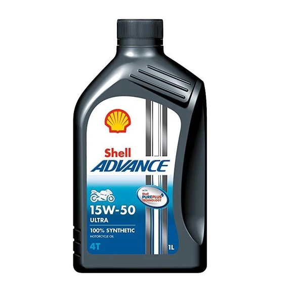 SHELL ADVANCE 4T ULTRA 15W50 - 1 LİTRE - Resim 2