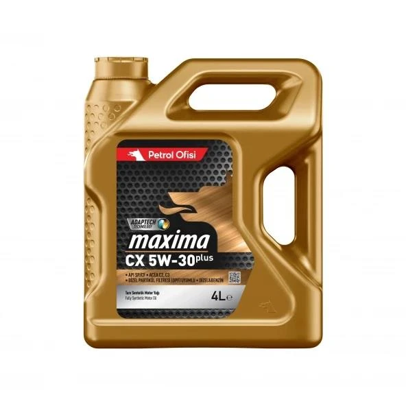 PETROL OFİSİ MAXİMA CX 5W30 4 L C2/C3 DPF ONAYLI ürün görseli 1