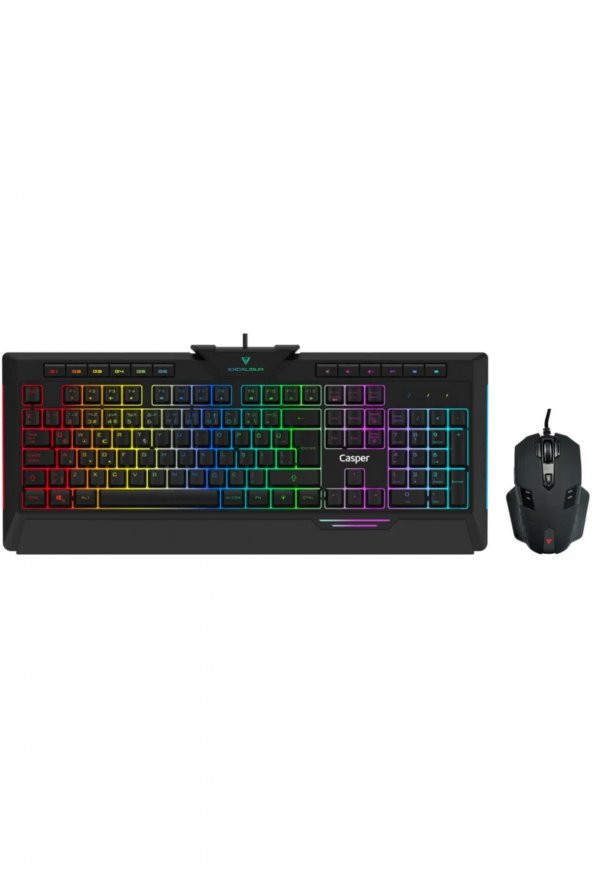 CASPER EXCALIBUR RGB OYUN USB KLAVYE SET  -